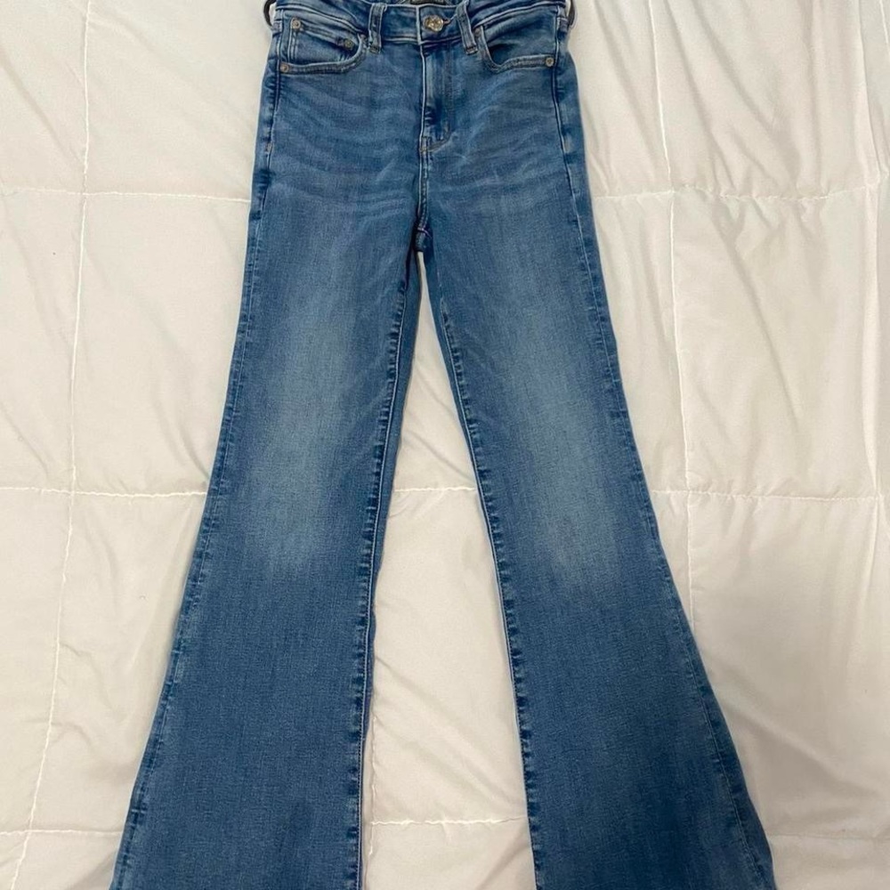American eagle high rise flare jeans
